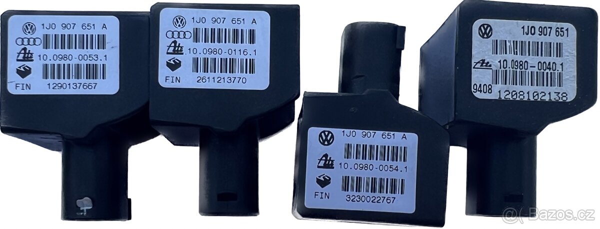 Senzor zrychlení G200 VW 1J0907651A a 1J0907651