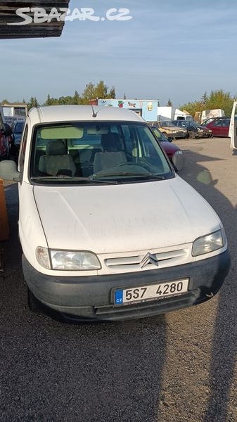 Citroen Berlingo 1.9D WJZ 51kw r.v.2001 DÍLY