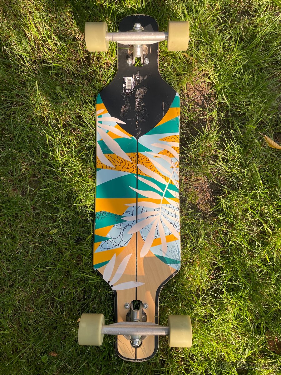 Longboard 100 Drop Floral Decathlon