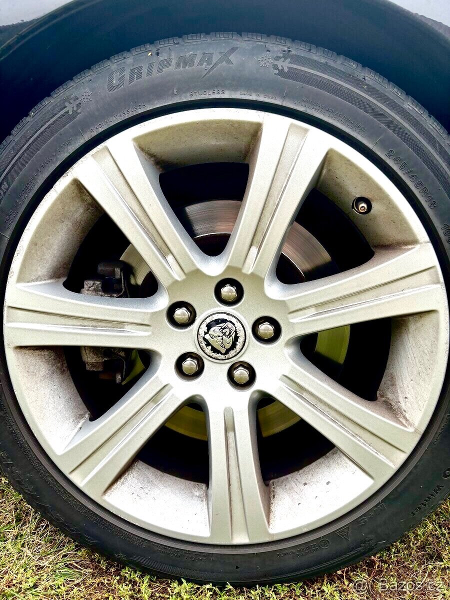 Originál ALU kola JAGUÁR 18” 5x108 - TOP (SLEVA)