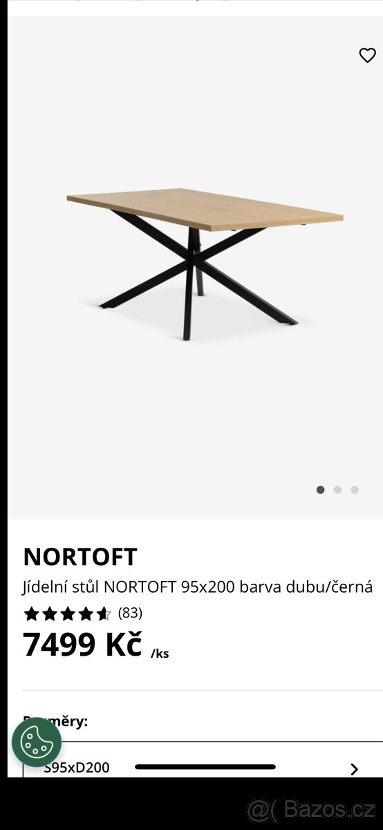 Jídelní stůl z Jysku