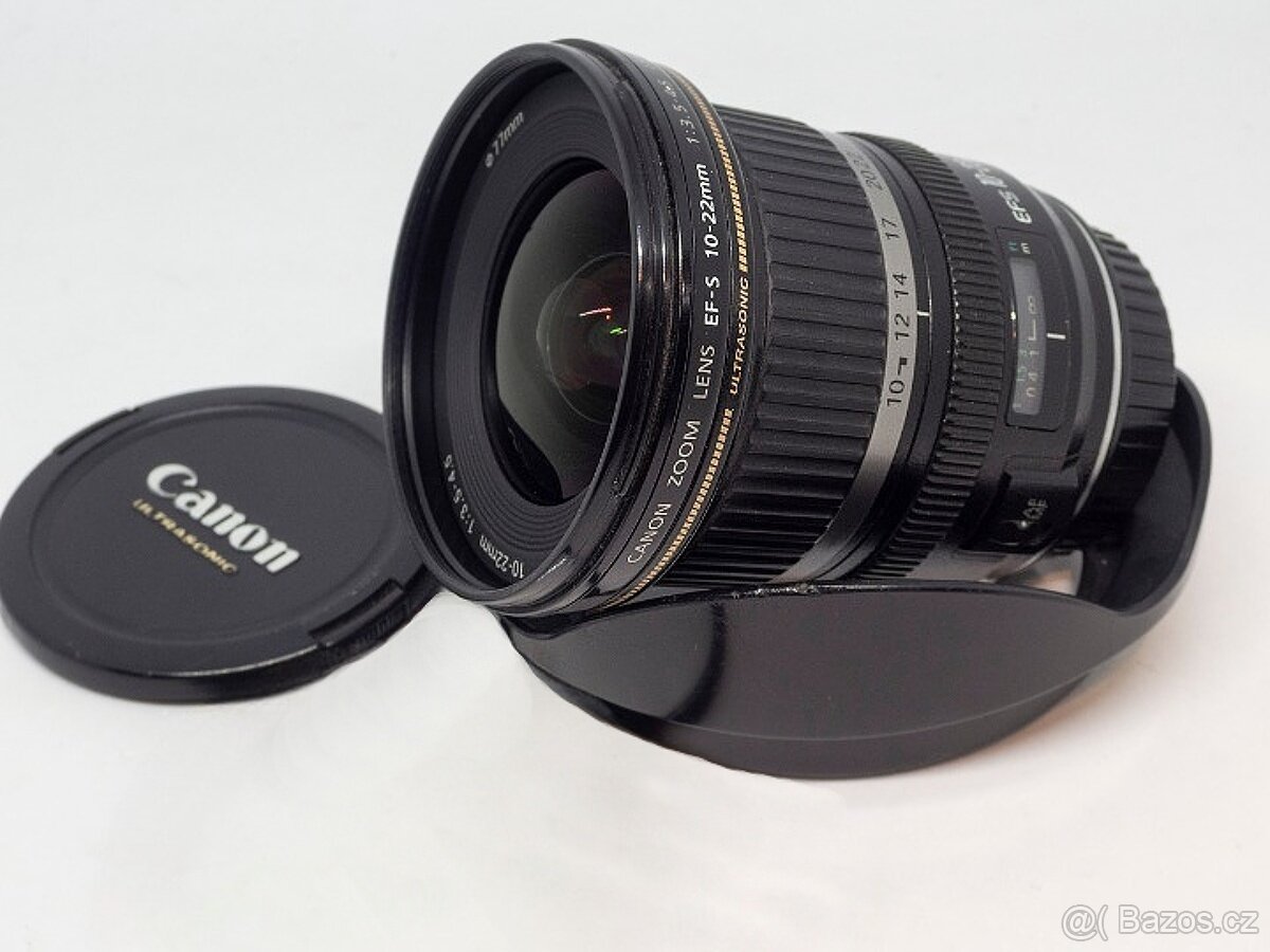 CANON EF-S 10-22/3,5-4,5 USM + Canon slun. clona