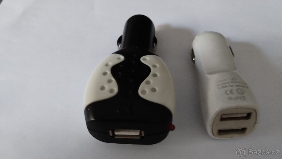 USB adapter do zapalování v autě - 3kusy i jednotlivě prod.