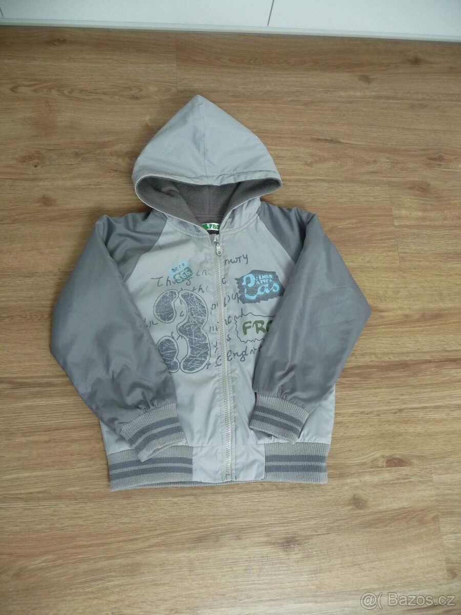 Jarní/podzimní přechodová chlapecká bunda FROG 116/122