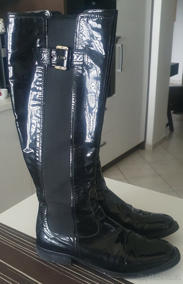 Kožené kozačky
