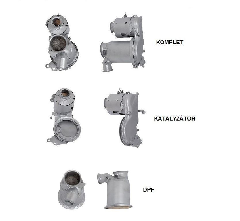 DPF + Katalyzátor AUDI, SEAT, SKODA, VOLKSWAGEN