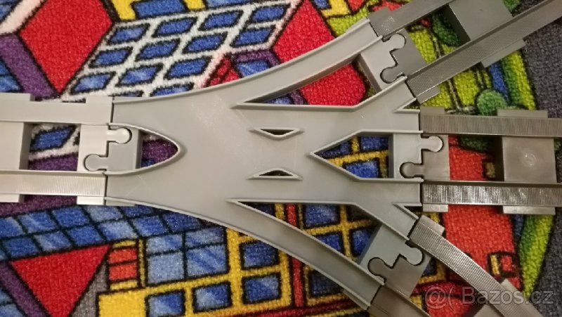 Duplo vlak, přechodová kolej 3:1