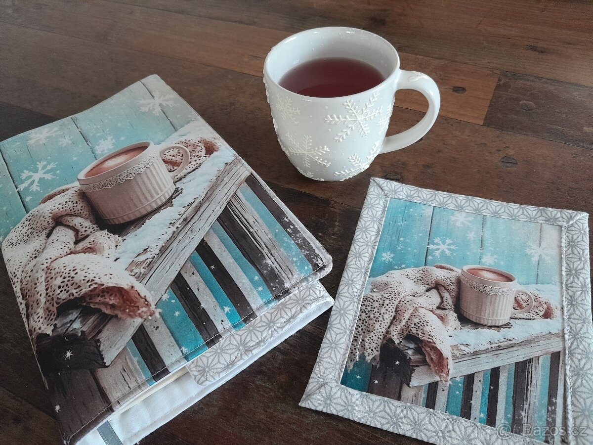 Nastavitelný obal na knihu.....kakao na zahřátí