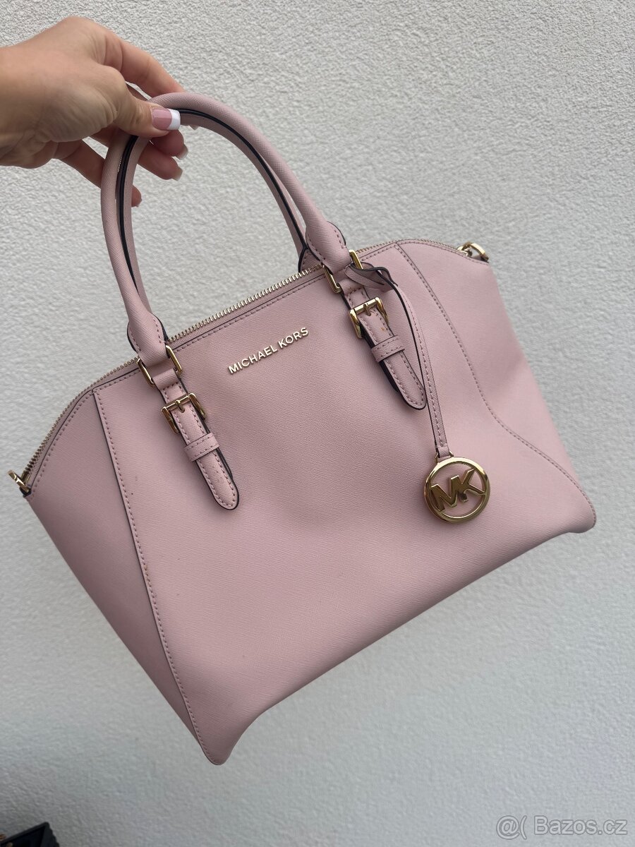 Kabelka Michael Kors růžová pudrová