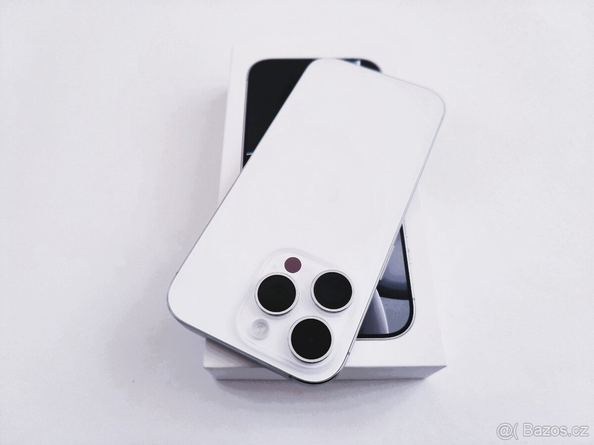 apple iphone 16 PRO 256gb White Titanium / Batéria 93%