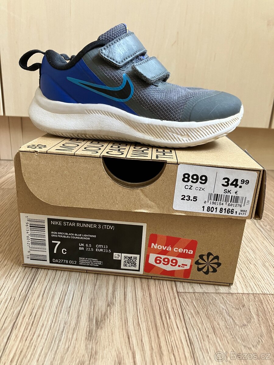 Tenisky Nike vel. 23,5 / 13cm