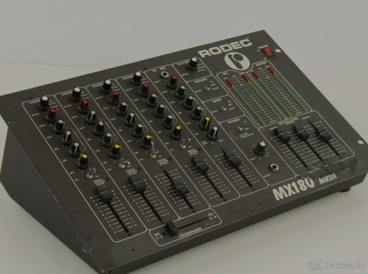 Mixpult Rodec mx180 MKIII + case