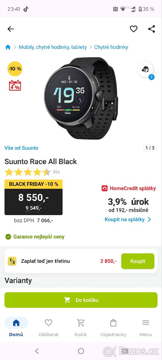 Suunto Race All Black