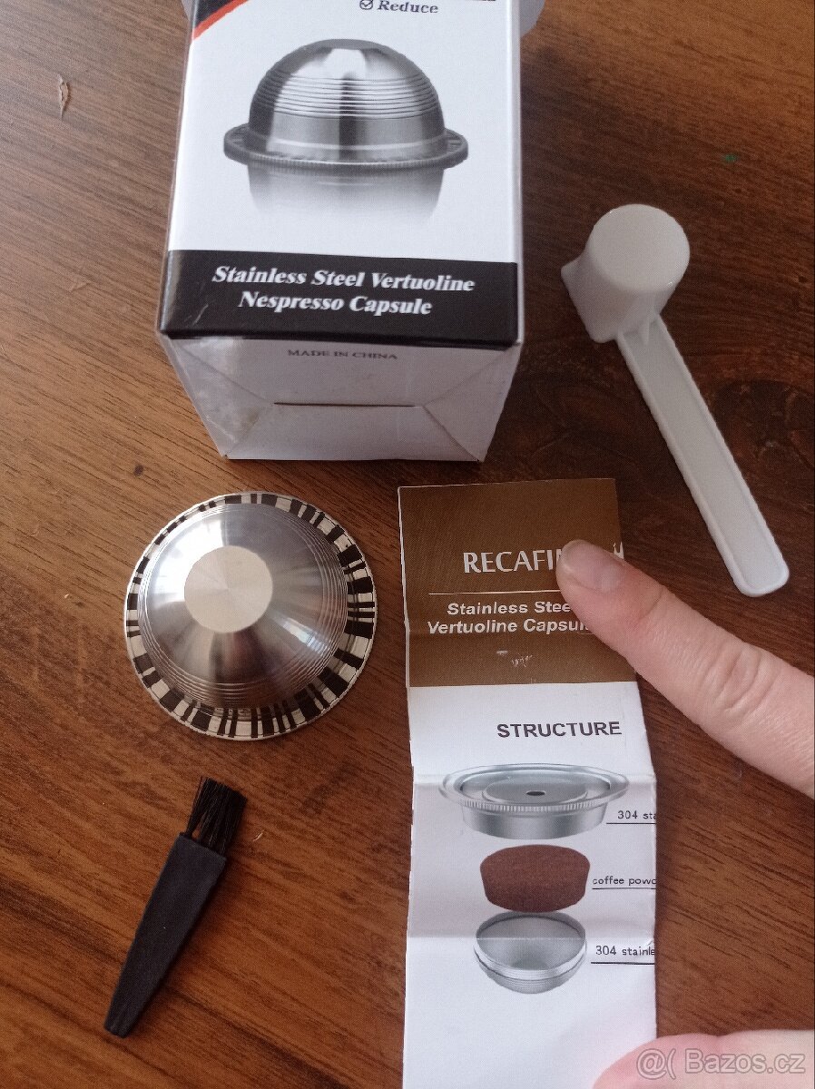 Nová plnitelná kapsle pro Nespresso