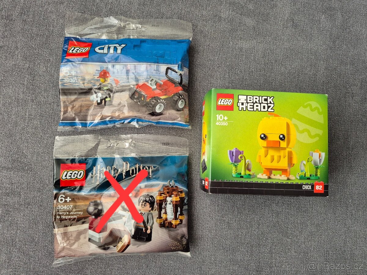 Lego BrickHeadz 40350. Lego City 30361.