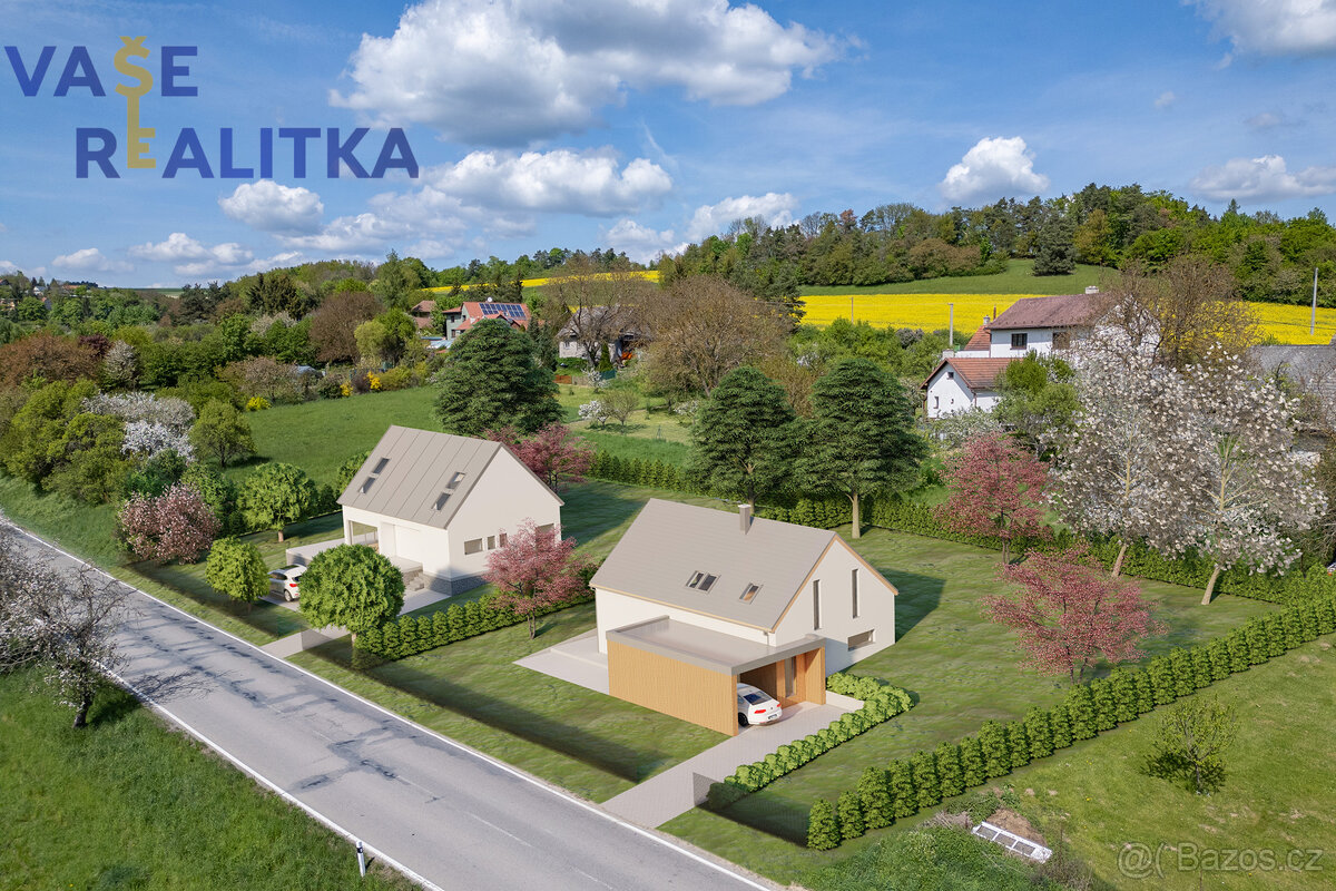 Prodej, stavební pozemek, 1096 m2, Jesenec, okr. Prostějov