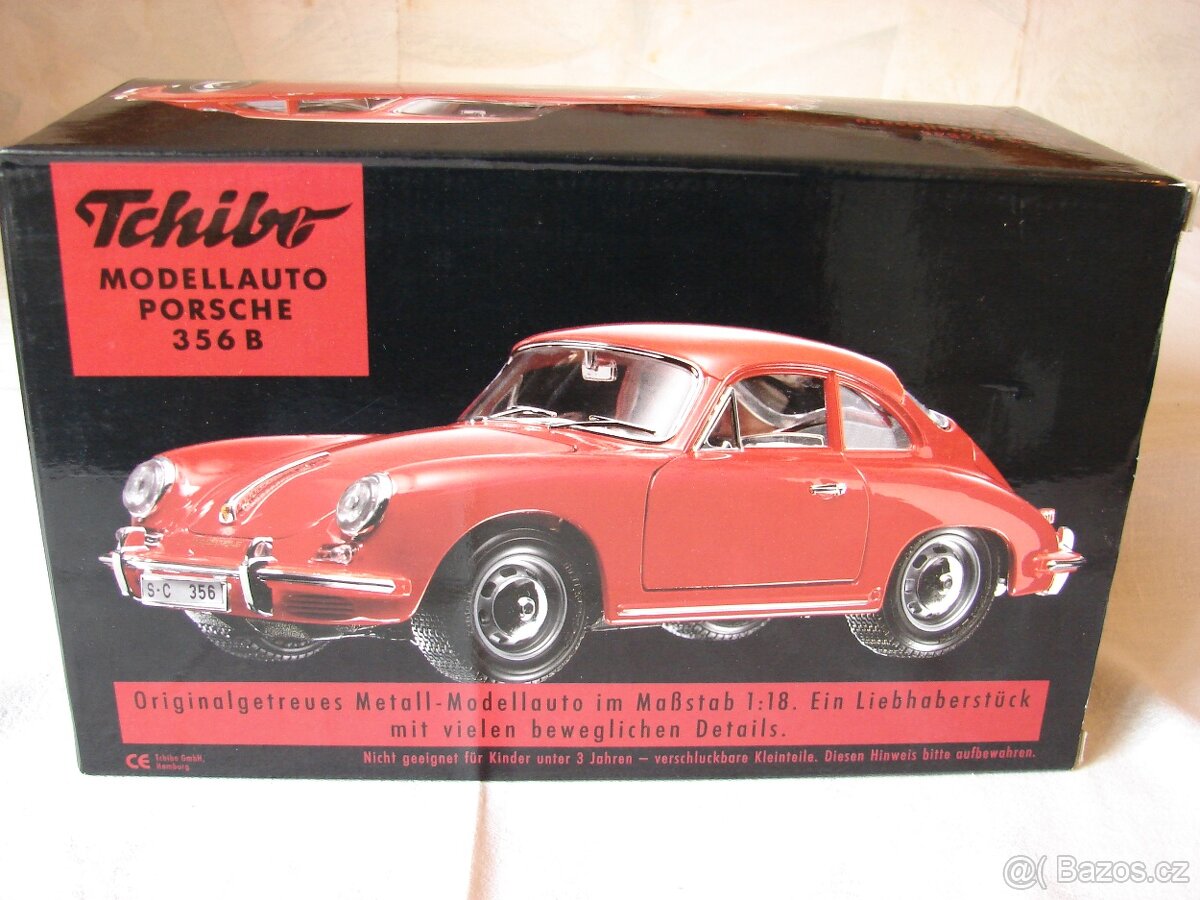 1:18 MAISTO - Porsche 356B (1961) červená