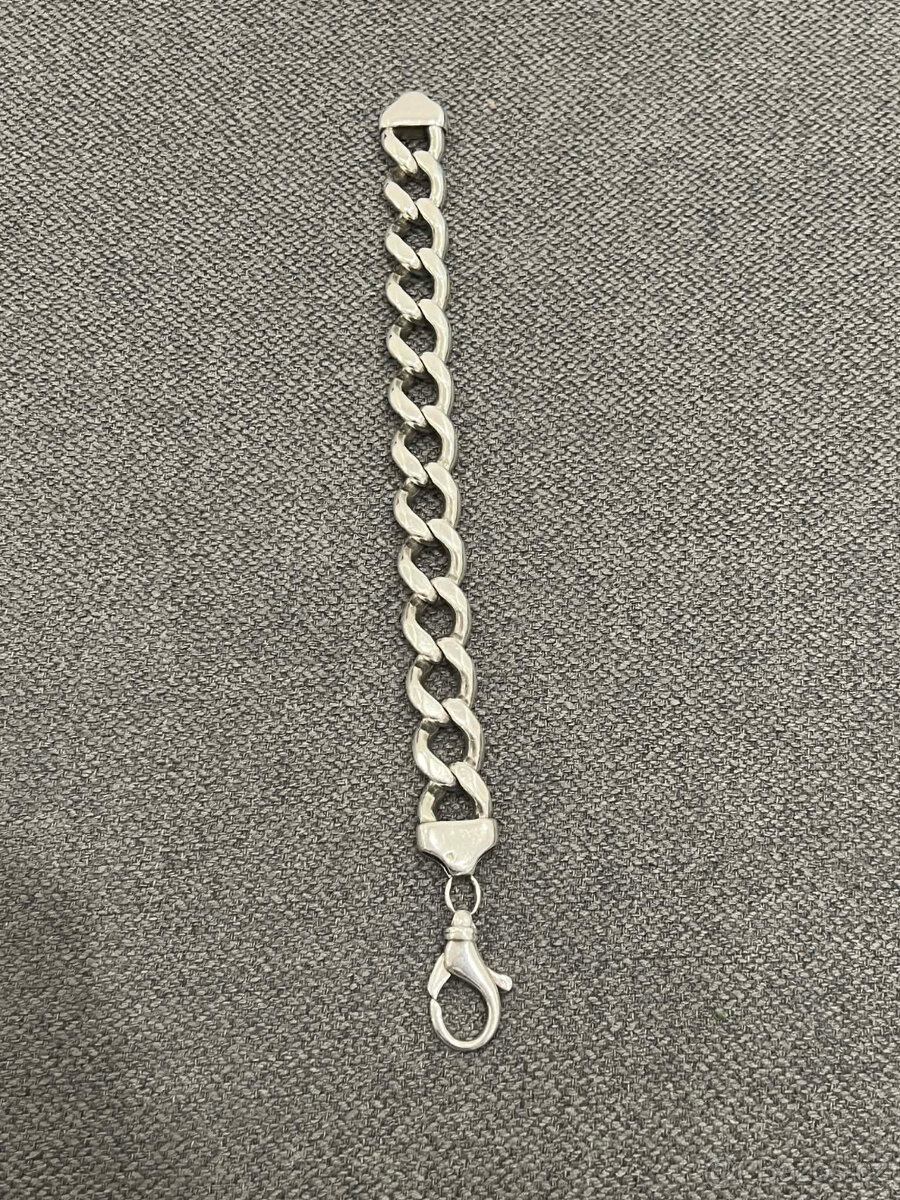 stříbrný náramek ( 97,70 gramu )