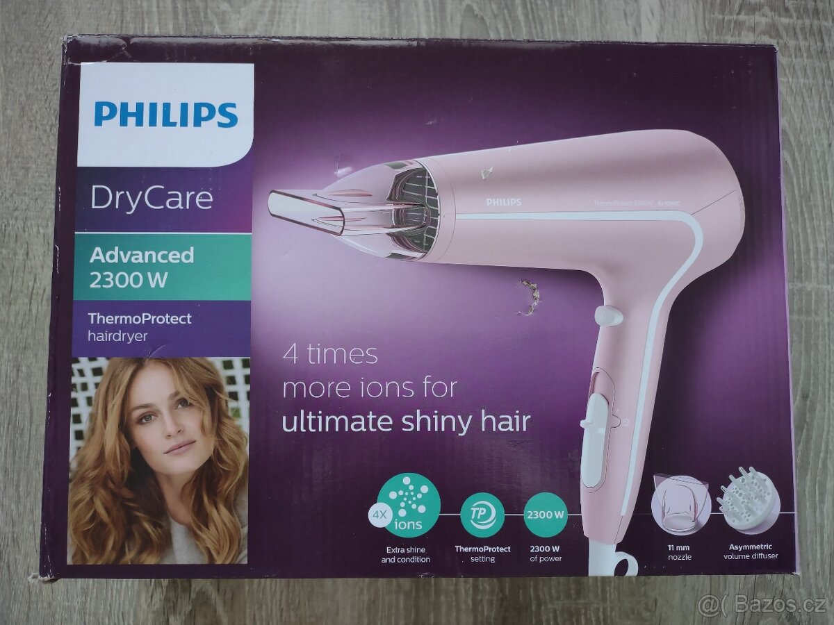 NOVÝ Fén na vlasy Philips BHD290/00 DryCare Advanced