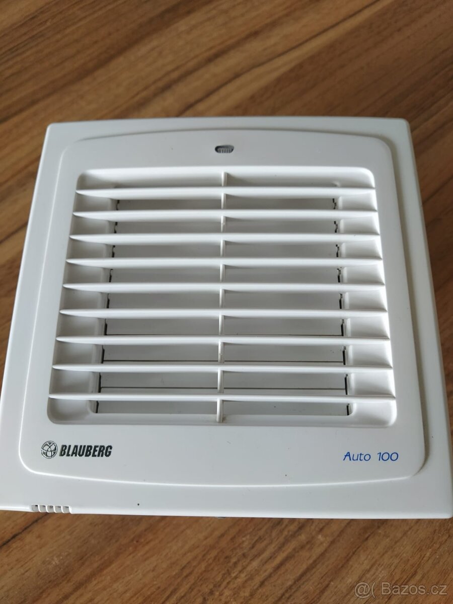Ventilátor 100 mm s automatickou žaluzií