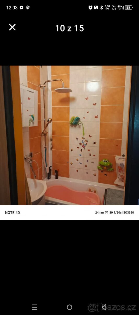 Podnájem panelového bytu 2+1 Aš