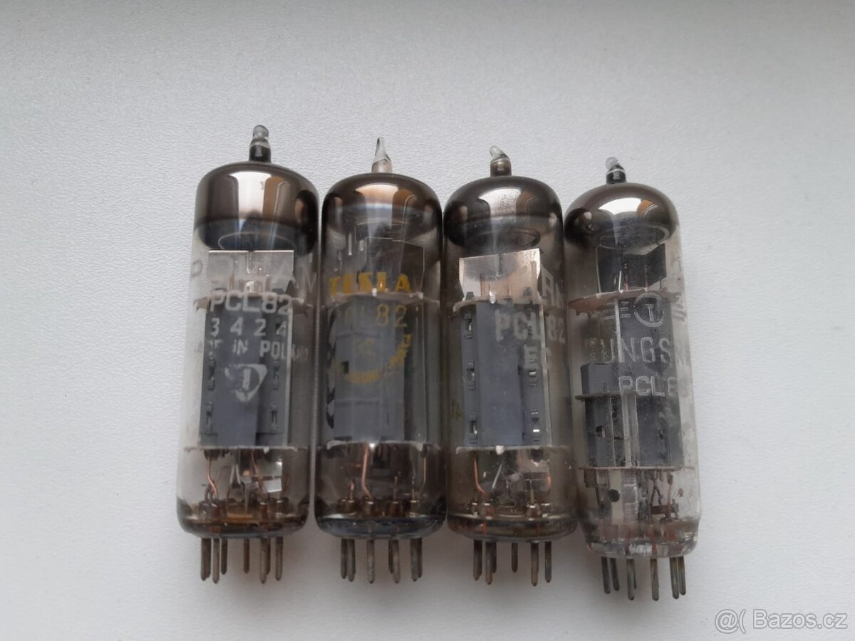 Elektronky PCL82 (3ks) + PCL86 (1ks)