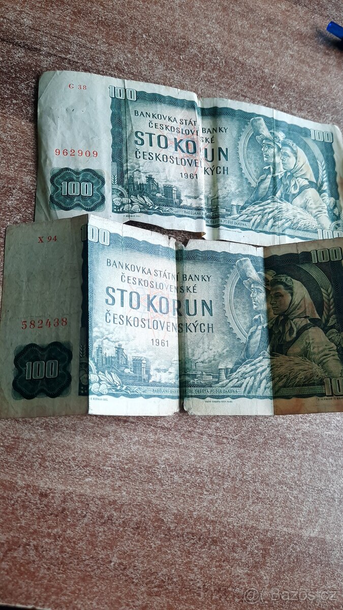 Stare peníze, rok 1961