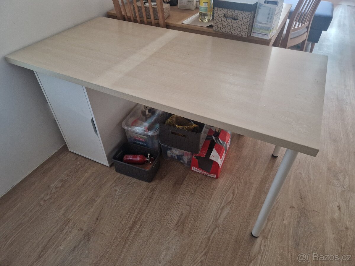 Ikea deska stolu 150x75cm + 2 nohy
