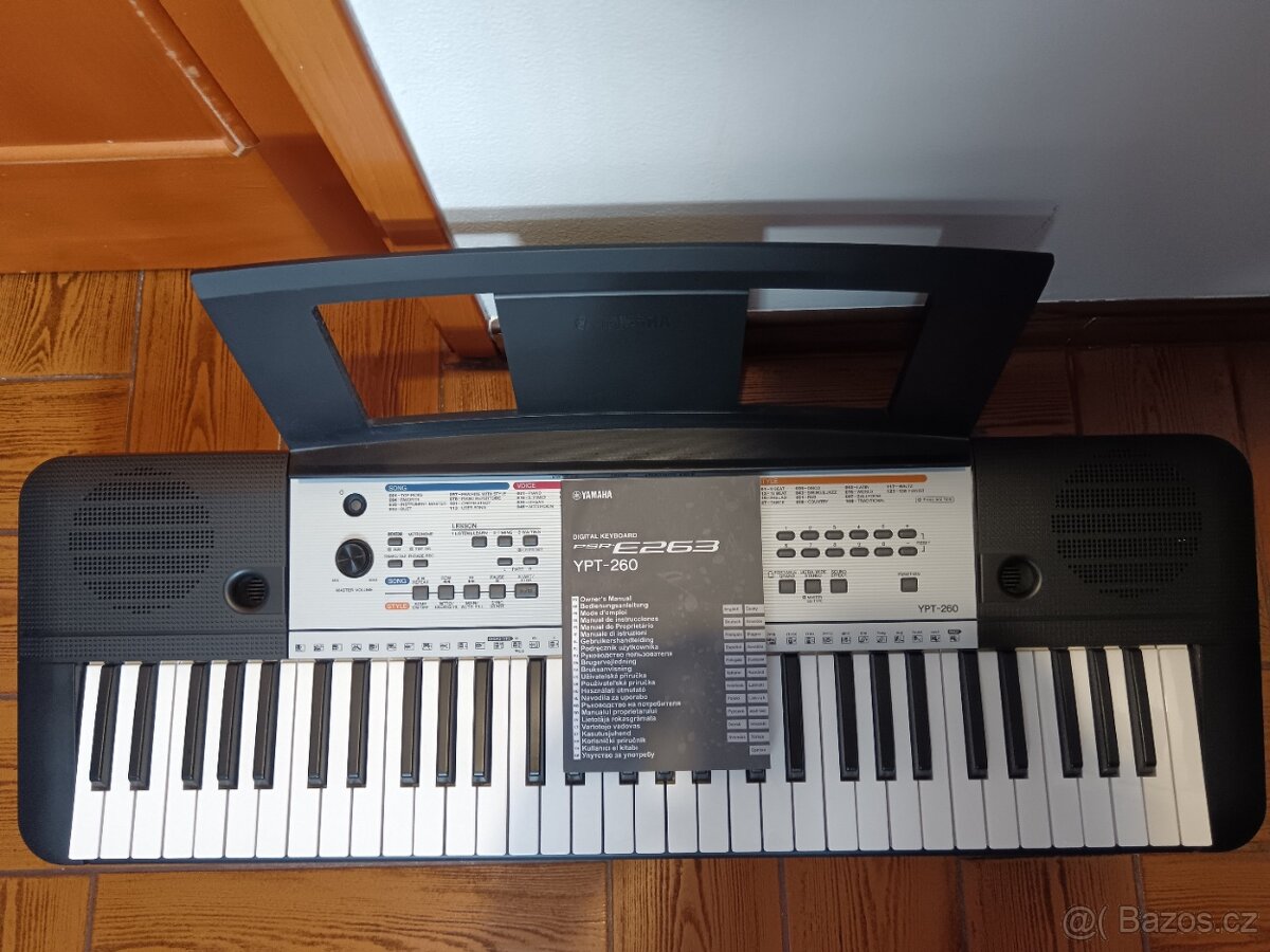 Elektronické klávesy Yamaha YPT-260