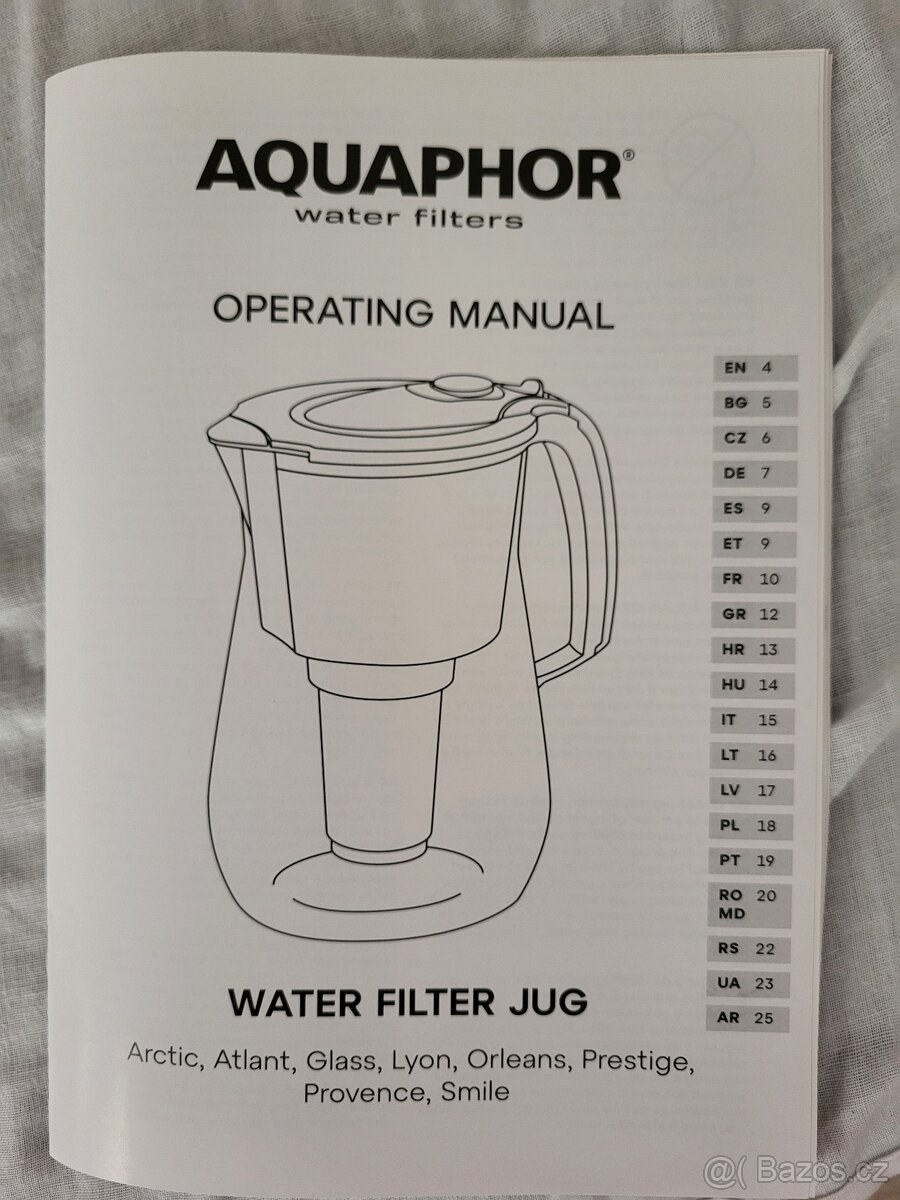 Filtrační konvice AQUAPHOR Prestige 2,8 l
