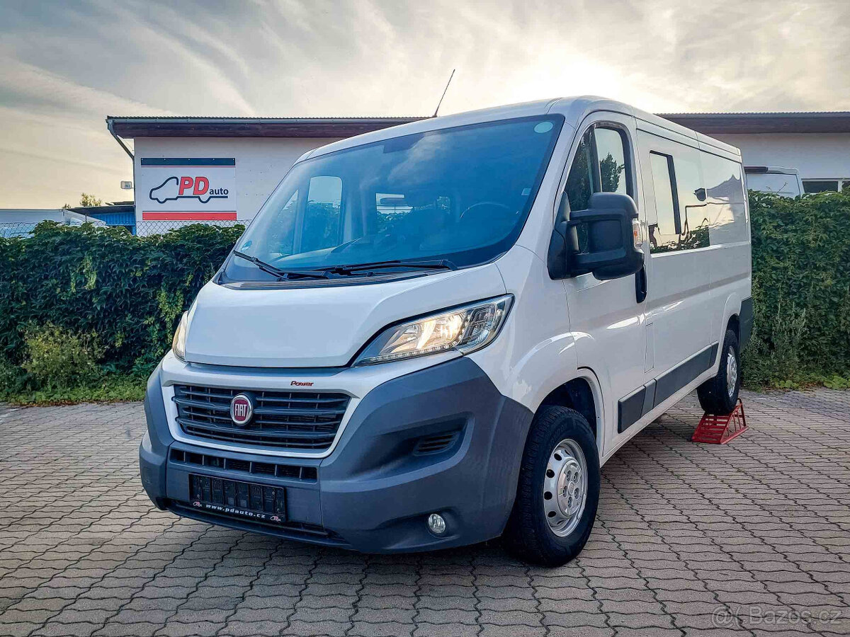 Fiat Ducato L2H1,2.3,130kw,5MÍST,TZ,KLIMA,KAMERA,TEMP,DPH