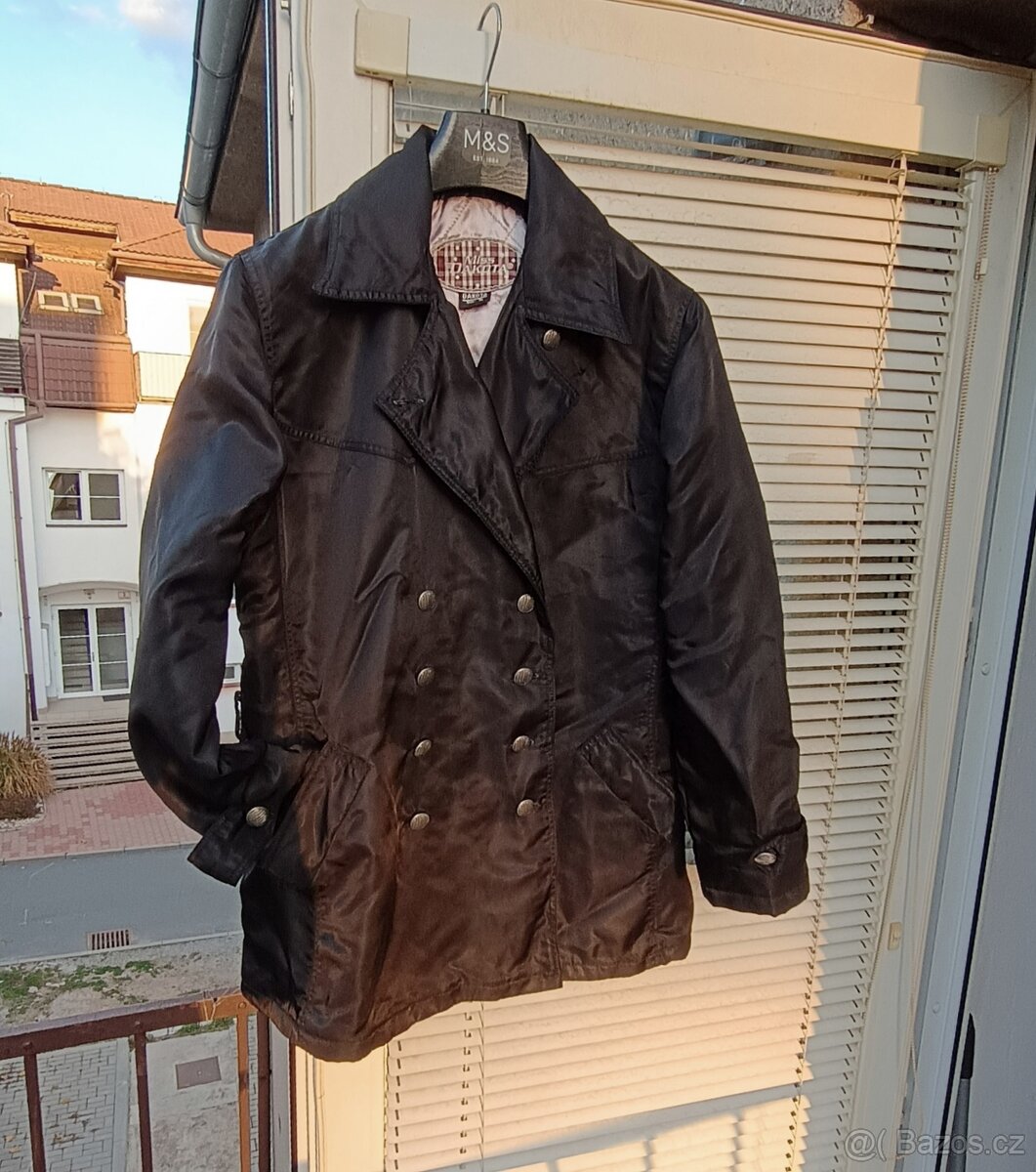 Luxusní kabát Dakota Dark Black