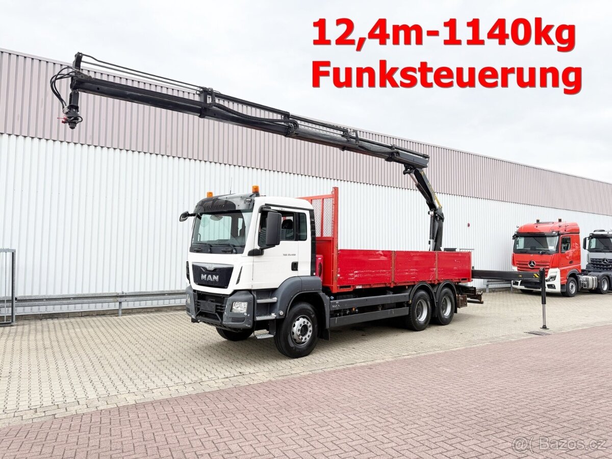 MAN TGS 33.400 BB - 6x4 – Valník + HR-PK18002-EH C – EURO 6