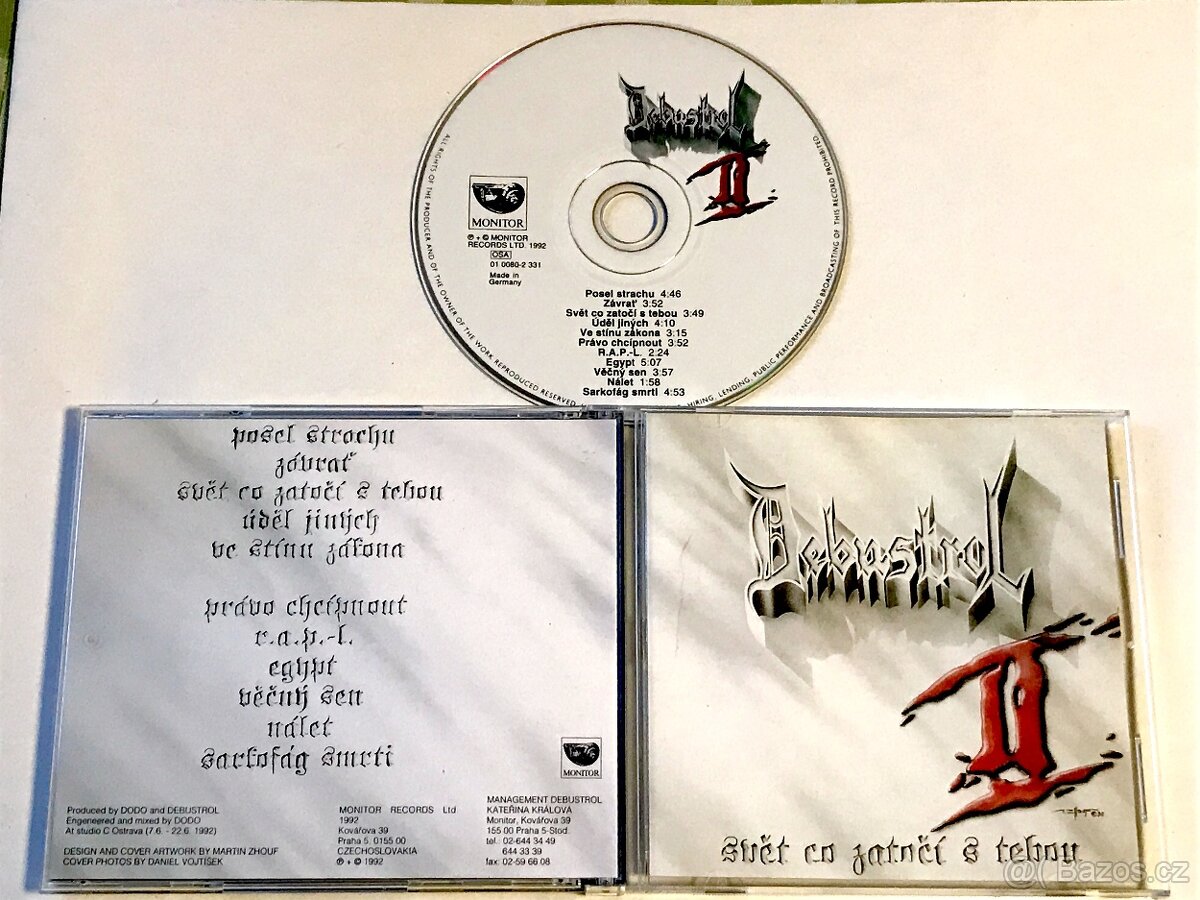 DEBUSTROL 92 SVĚT CO ZATOČÍ S TEBOU MINT PRVNÍ PRESS