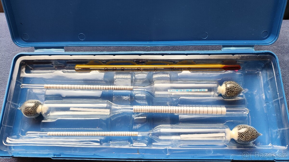 Lihoměr s teploměrem 0 - 100% souprava