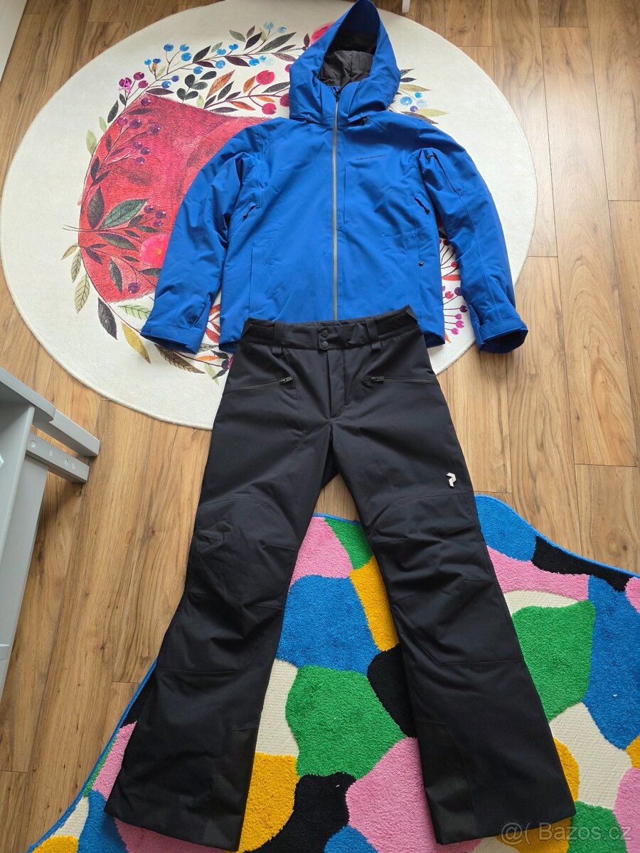 Lyžařská bunda a kalhoty - Peak Performance Maroon - Nove