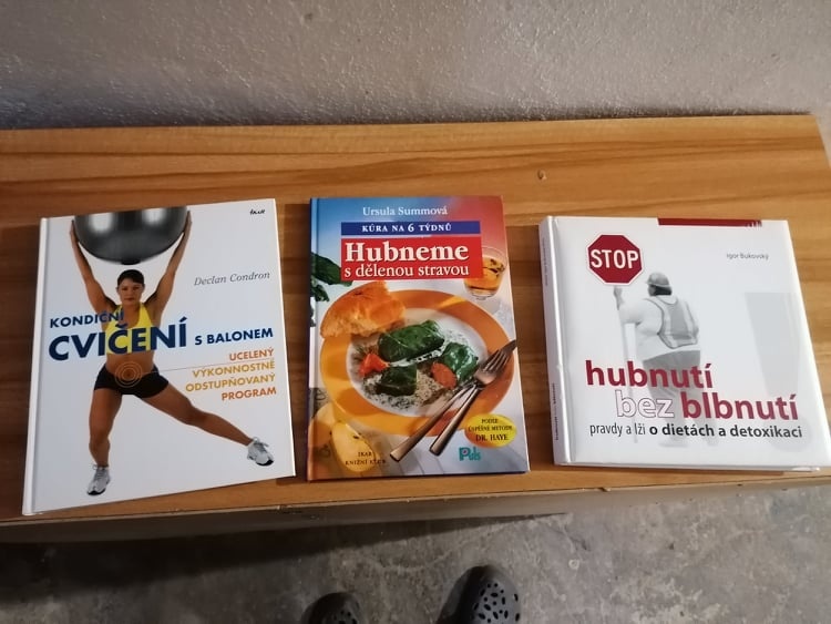 Cvičení s balonem, Hubneme s dělenou stravou