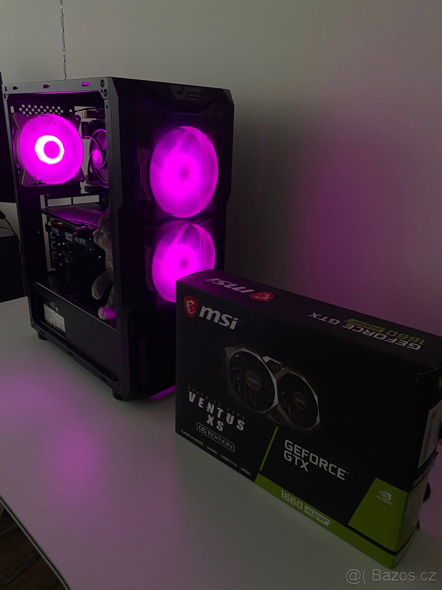 🔥 Herní PC – GTX 1660 SUPER, Ryzen 5, 16GB RAM,🔥