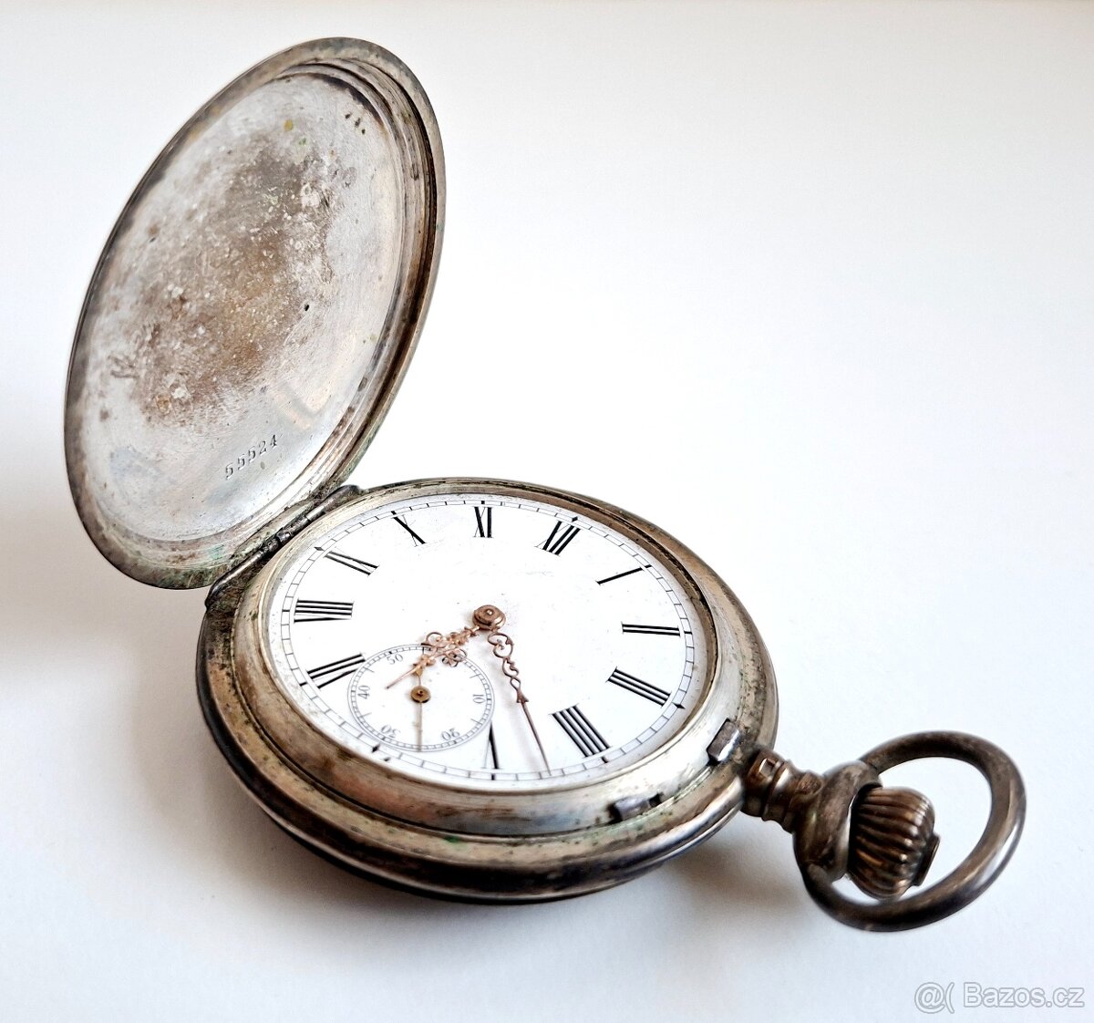 Prodám pánské starožitné kapesní hodinky Ancre Ligne Droite