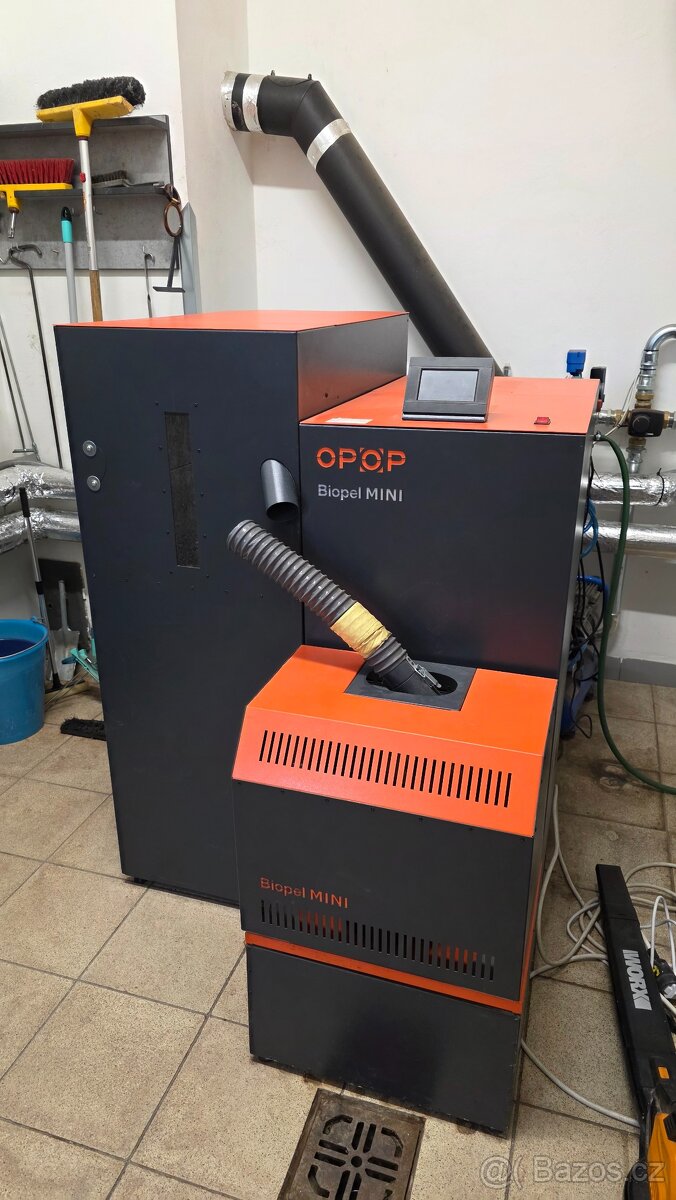 Peletový kotel OPOP BIOPEL MINI KOMPAKT PLUS 40kW
