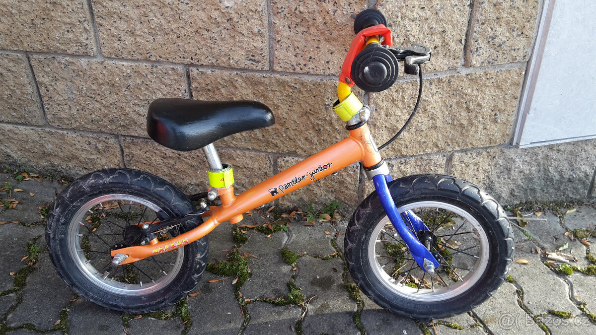 Odrážedlo 8" oranžové