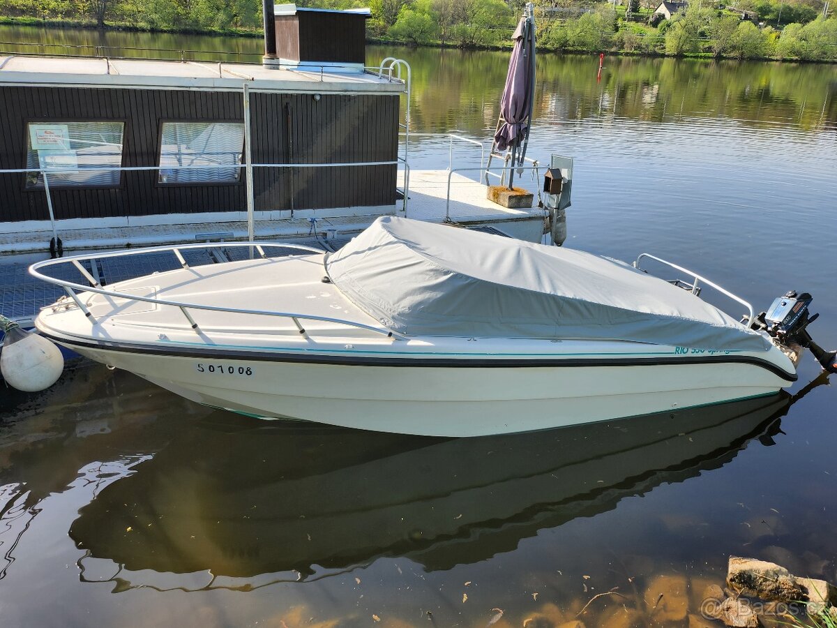 Motor člun, loď,  mercruiser 3.0, plachta,vlek