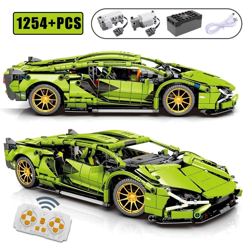 Stavebnice RC Lamborghini kompatibilní s LEGO