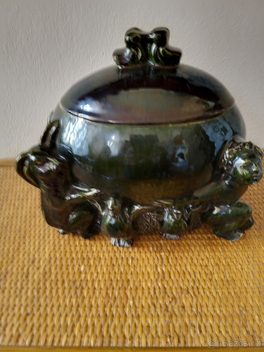 Keramická dóza Art deco