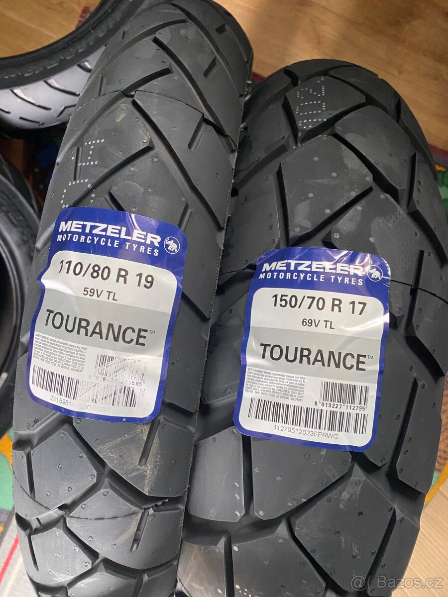 Pneu Metzeler Tourance 110/80-19 59V a 150/70-17 69V