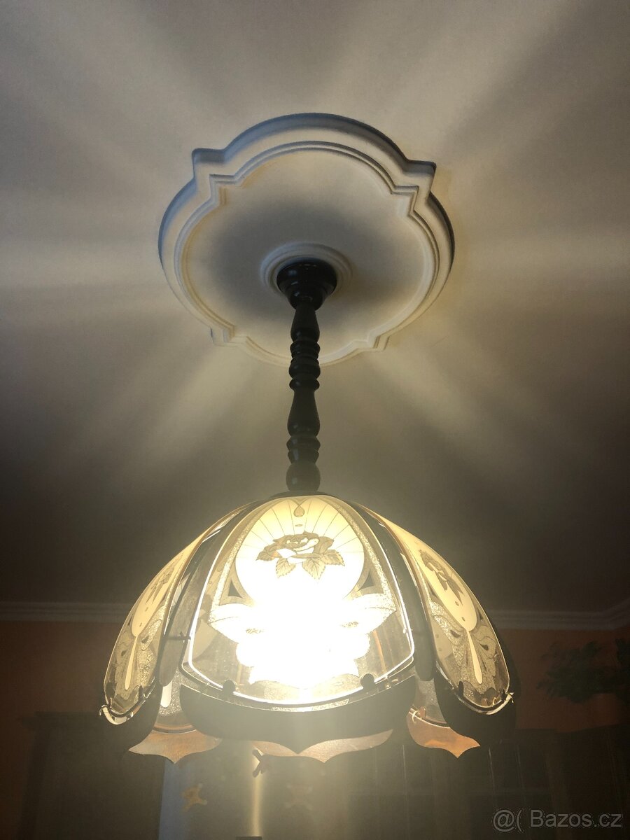 Lustr VINTAGE/ RUSTIK A+++, lampička