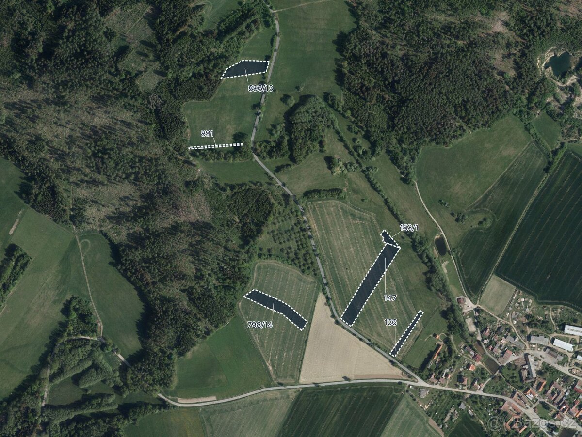 Zemědělská půda, prodej, Mysletice, Jihlava