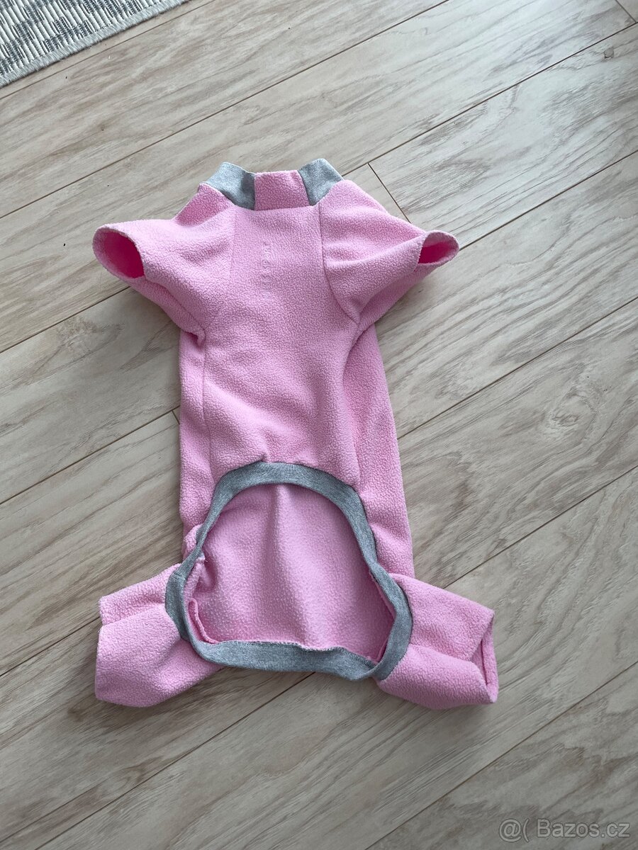 Růžová mikina, oblecek nejen pro amíky a naháče