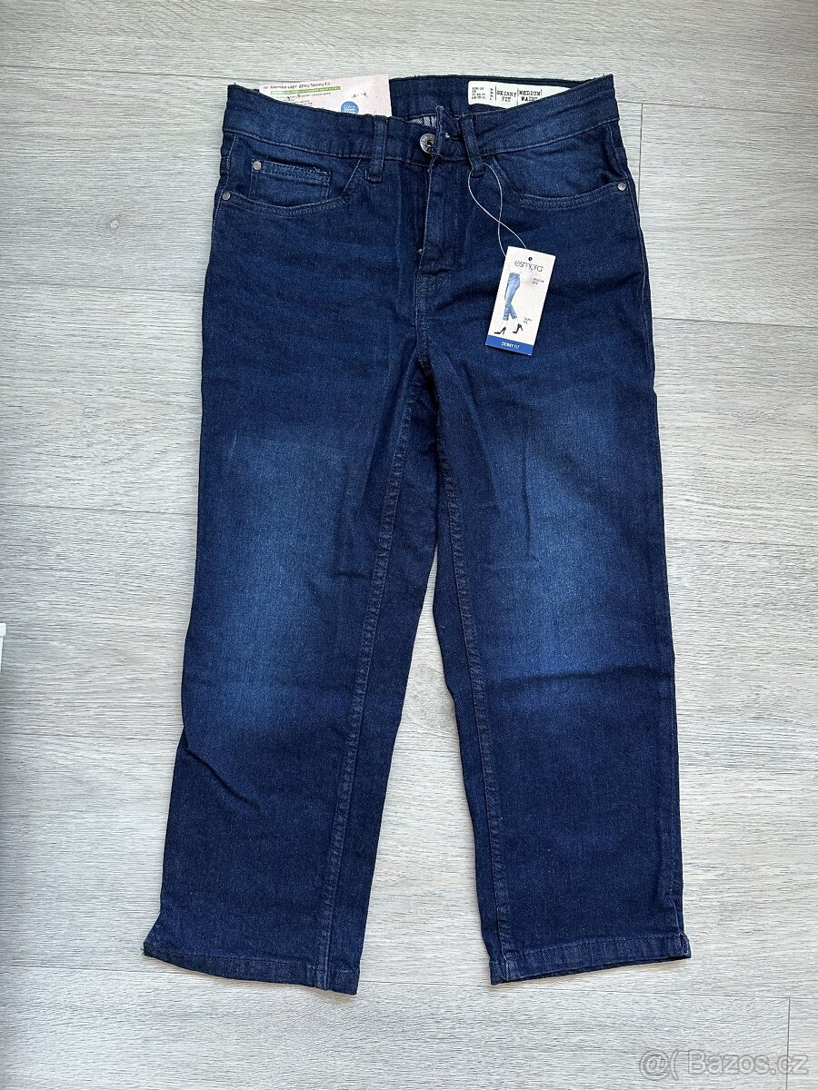 NOVÉ Dámské capri džíny Skinny Fit, vel. 34