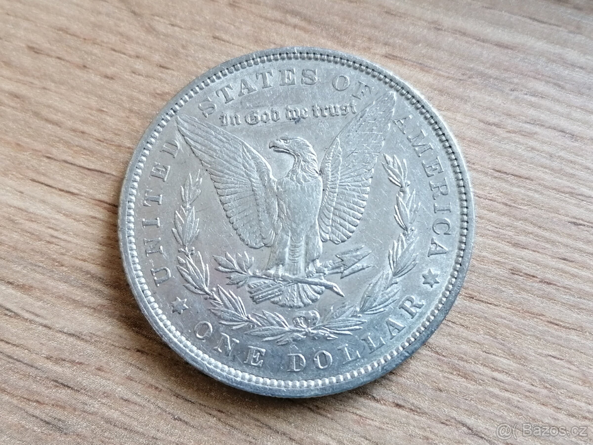 Stříbro 1 Dollar 1878 USA Spojené státy stříbrná mince dolar